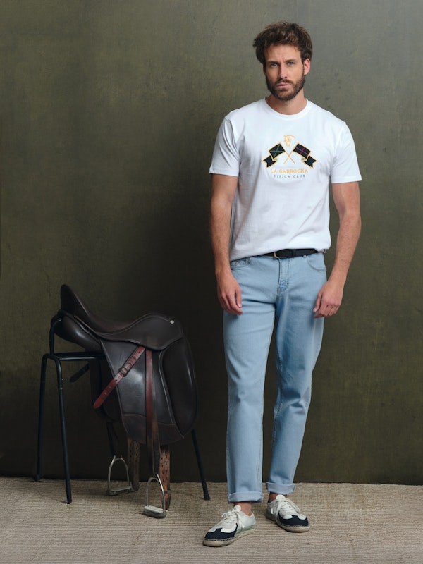 T-shirt Club Hípico | Blanco