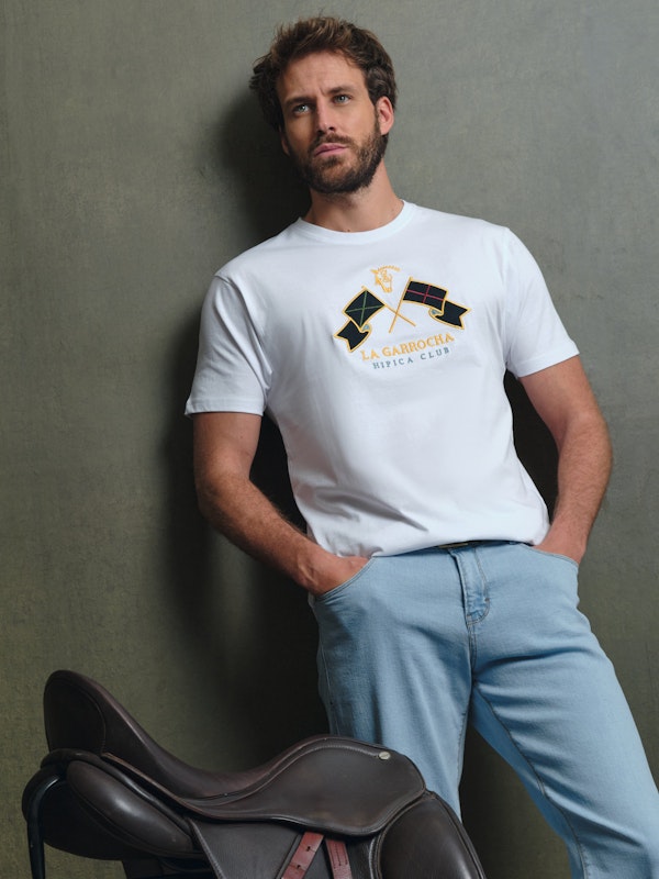 T-shirt Club Hípico | Blanco