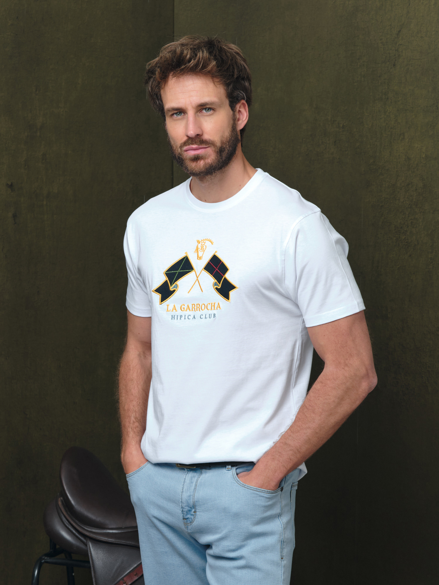 T-shirt Club Équestre | Blanco