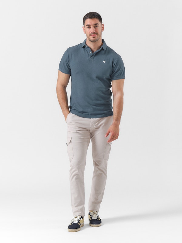 Polo Canvas | Cobalto