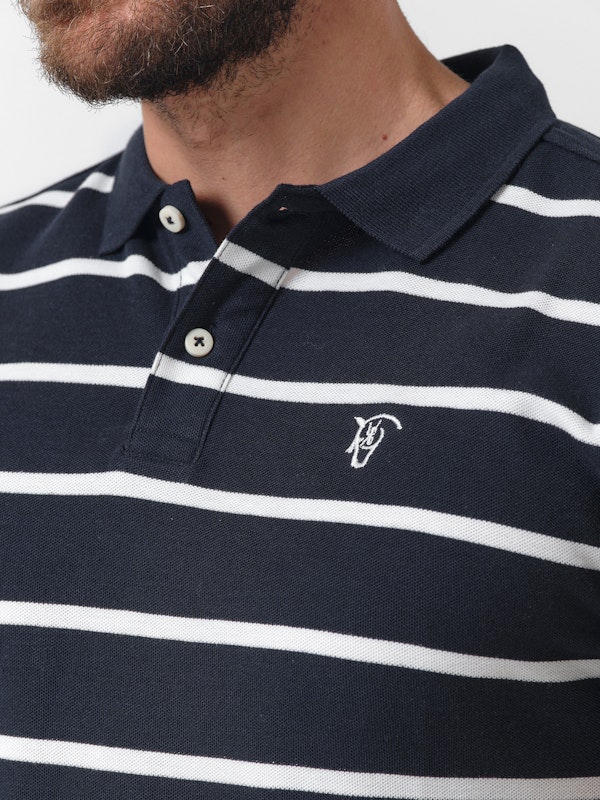 Polo Listrado | Marino