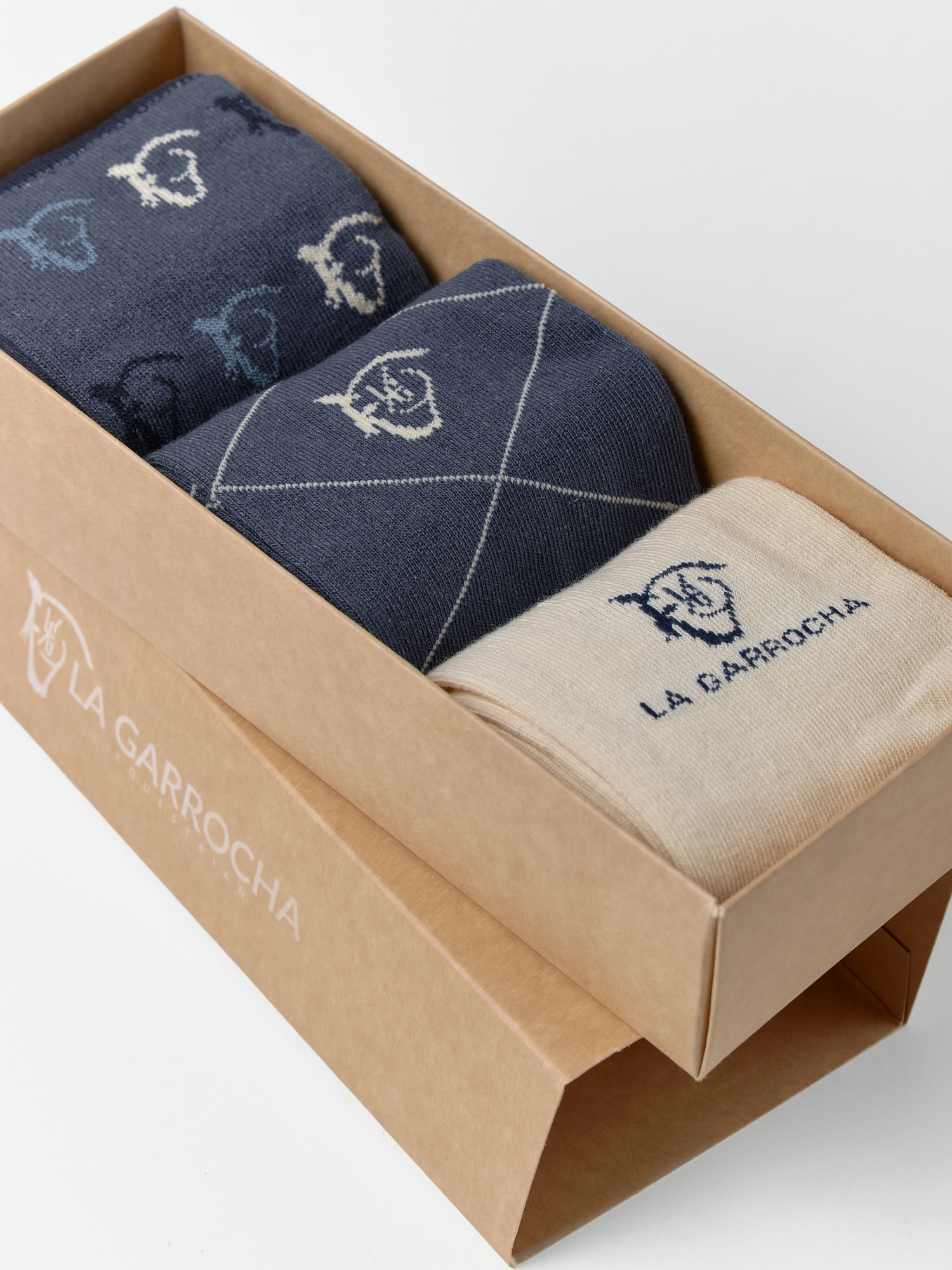 Pack 3 Calcetines Multicaballo | Cobalto