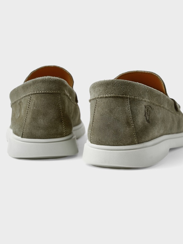 Mocassim em Camurça | Musgo