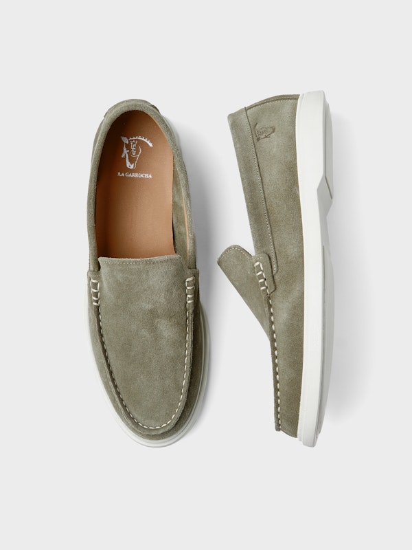 Mocassim em Camurça | Musgo