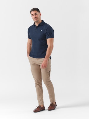 Pantalon cargo coton | Camel