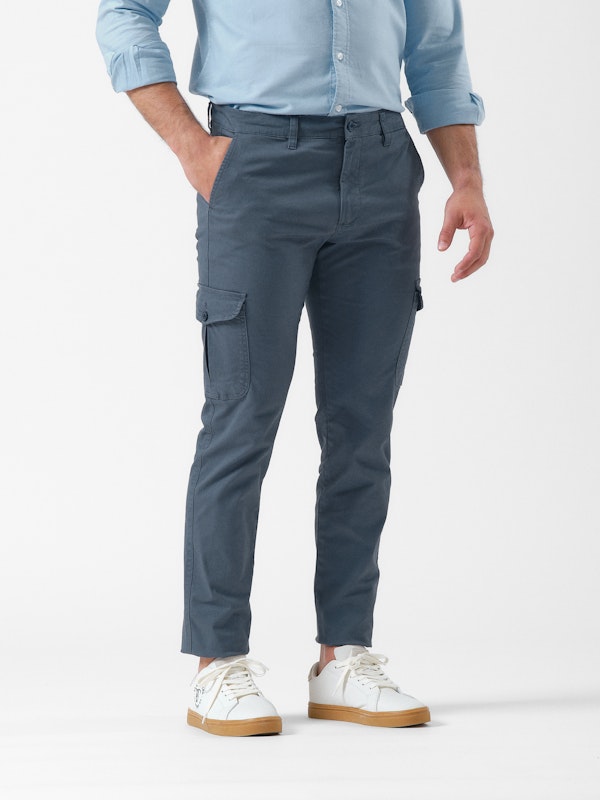 Pantalon cargo coton | Cobalto