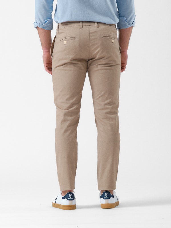 Chino à lacets | Camel