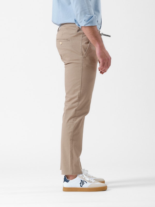 Chino à lacets | Camel