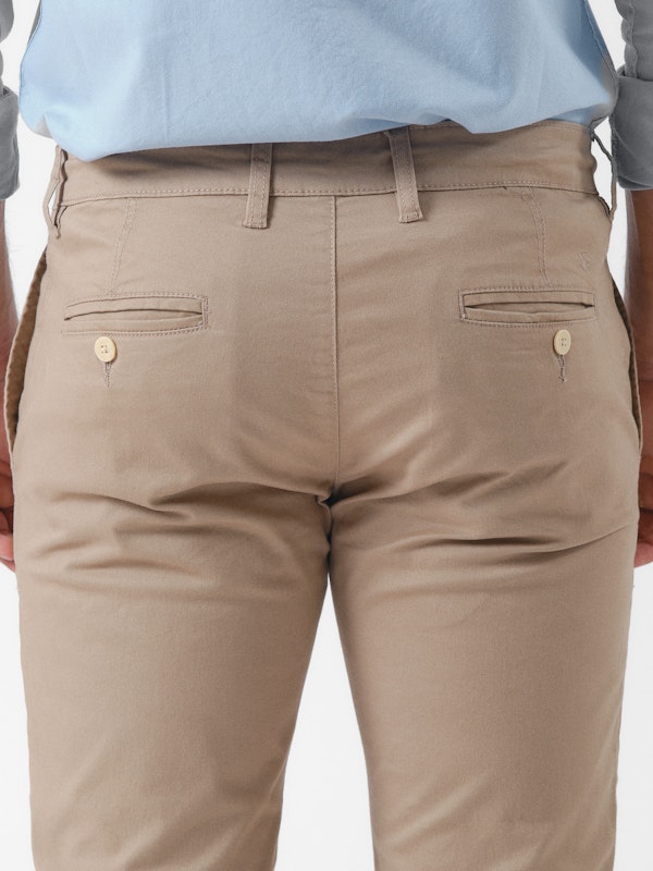 Chino à lacets | Camel