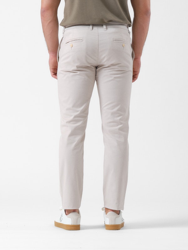Chino à lacets | Beige