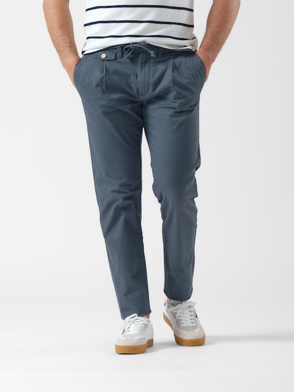 Lace-up Chino | Cobalto