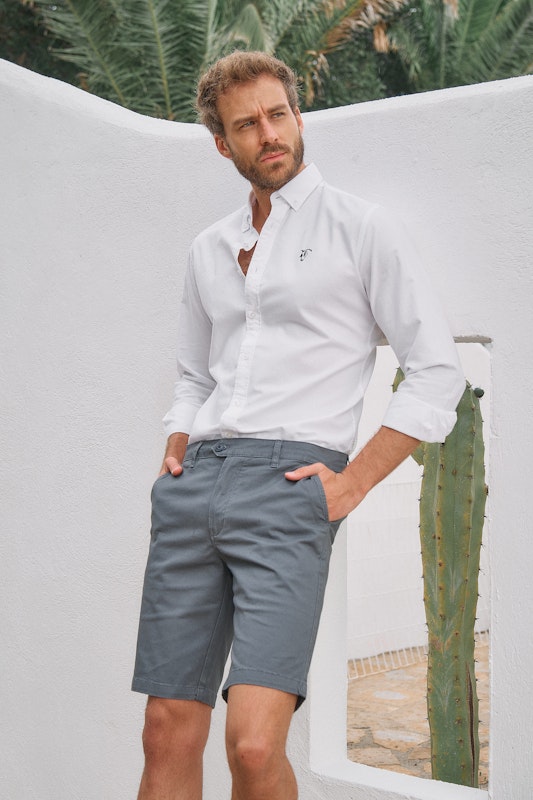 Bermuda Chino | Cobalto 