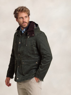 Parka Efeito Encerado | Caza