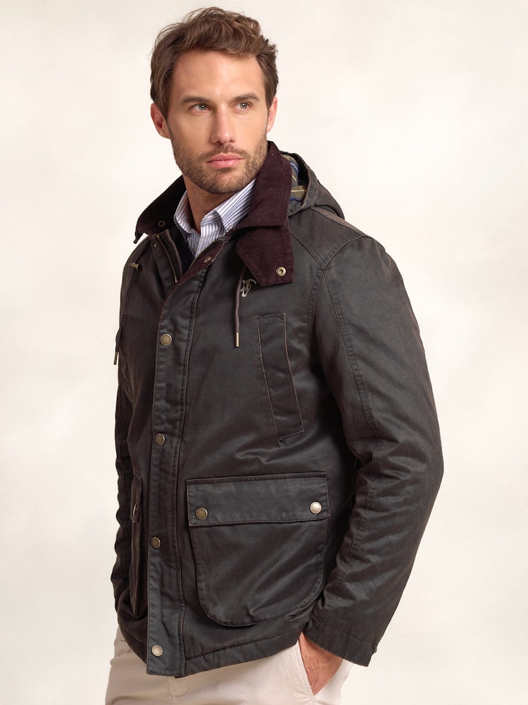 Parka Effet Ciré Moka pour homme La Garrocha