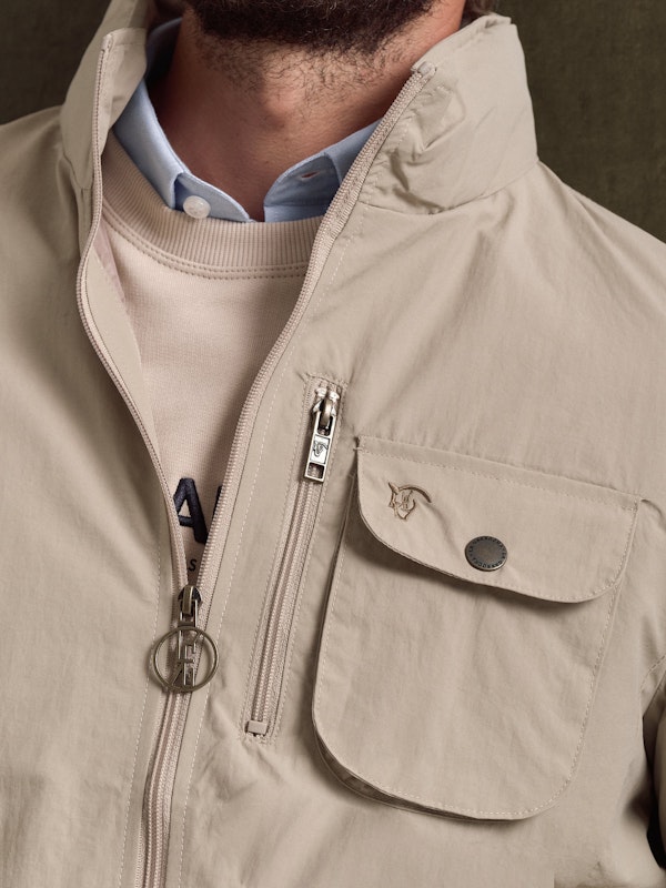 Veste coupe-vent technique | Beige