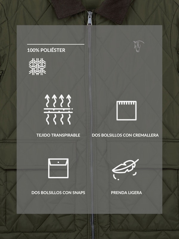 Manteau Matelassé Husky | Musgo