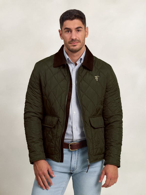 Abrigo Husky Acolchado | Musgo