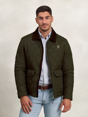 Casaco Acolchoado Husky | Musgo