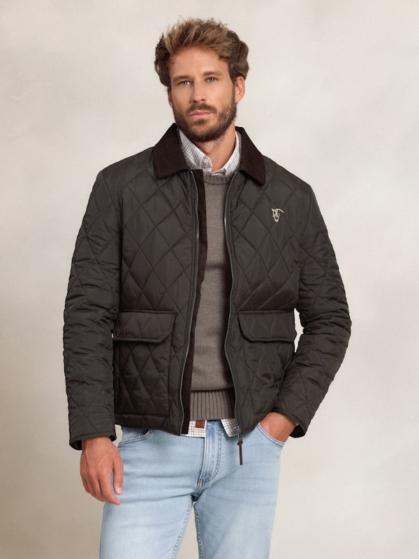 Manteau Matelassé Husky | Carbón