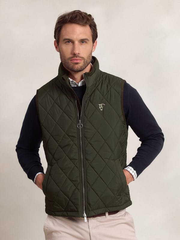 Diamond Quilted Vest | Musgo