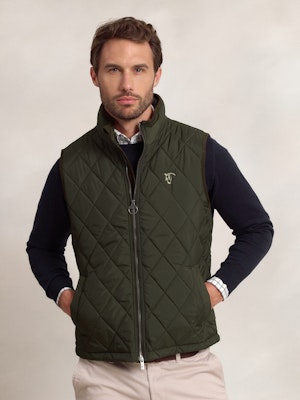 Diamond Quilted Vest | Musgo