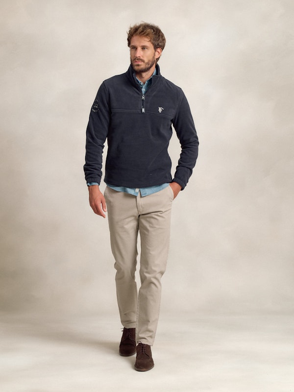 Polaire Demi-zip | Marino