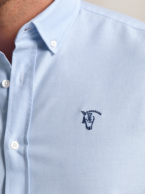 Camisa Oxford | Celeste