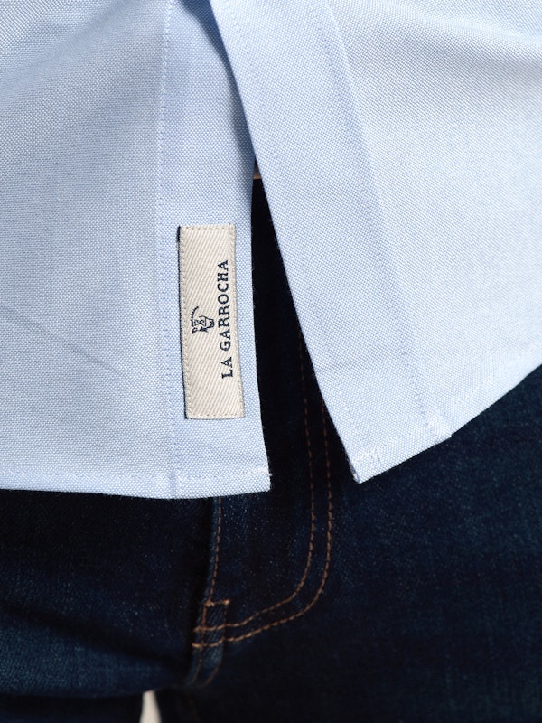 Camisa Oxford | Celeste