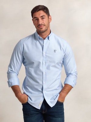 Camisa Oxford | Celeste