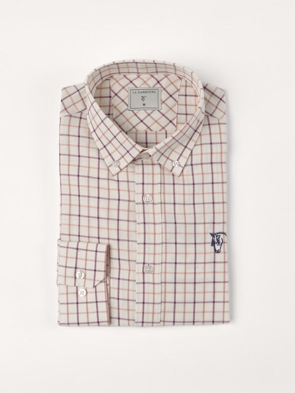 Chemise à Carreaux Montijo | Burgundy