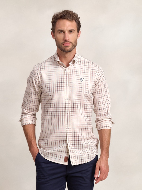 Chemise à Carreaux Montijo | Burgundy