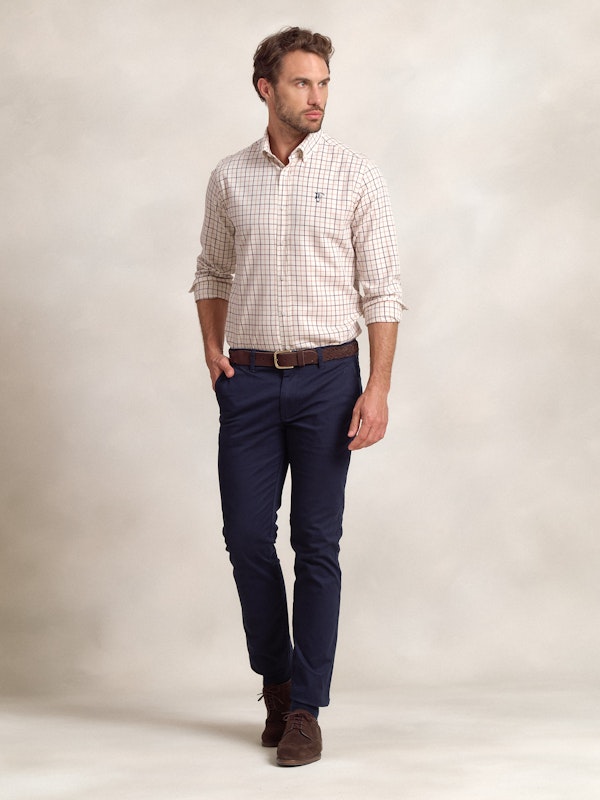 Chemise à Carreaux Montijo | Burgundy