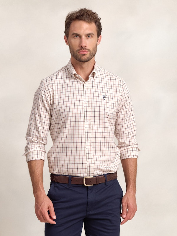 Camisa Xadrez Montijo | Burgundy