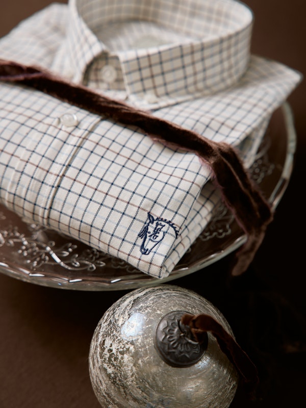 Camisa Cuadros Solana | Marino