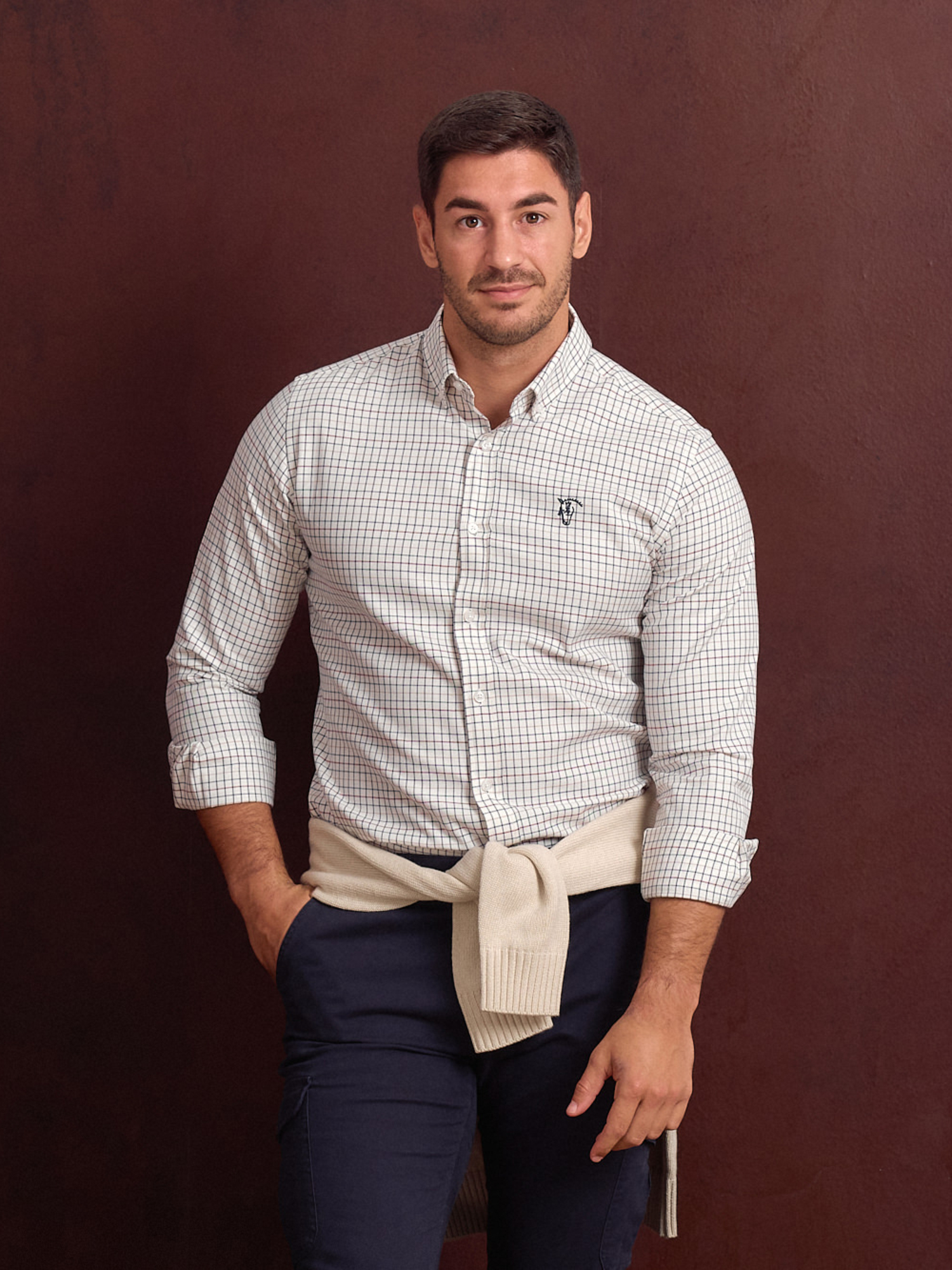 Camisa Xadrez Solana | Tinto