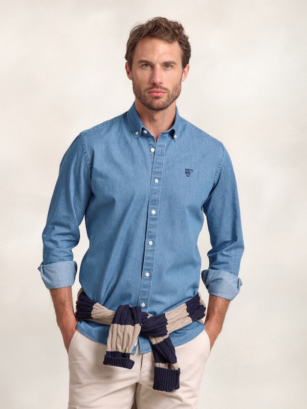 Chemise en Denim | Azul