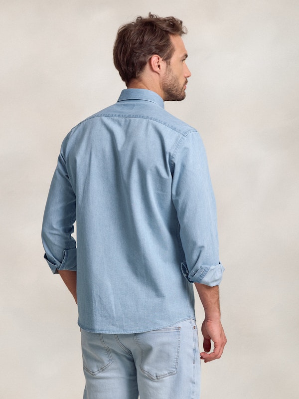 Chemise en Denim | Azul Claro