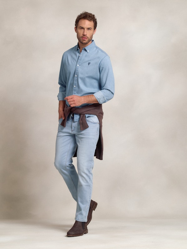 Chemise en Denim | Azul Claro