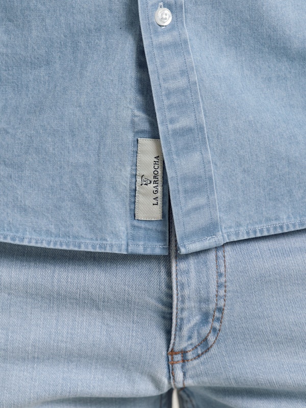 Chemise en Denim | Azul Claro