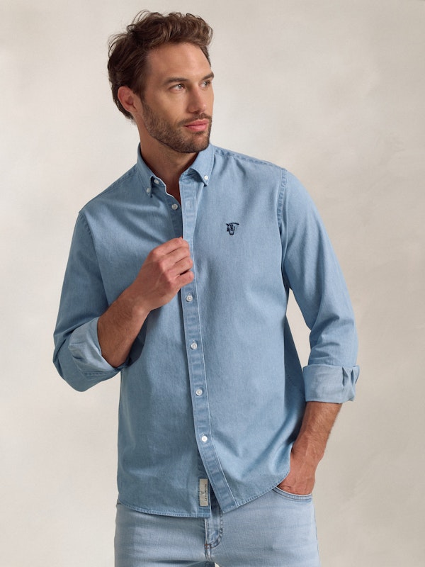 Chemise en Denim | Azul Claro