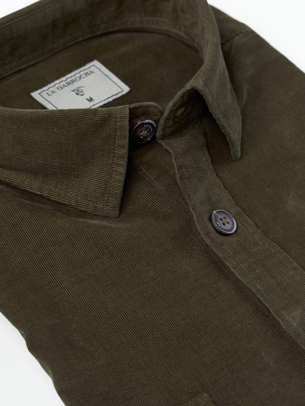 Chemise en Velours avec Poches | Caza