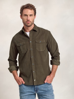 Chemise en Velours avec Poches | Caza