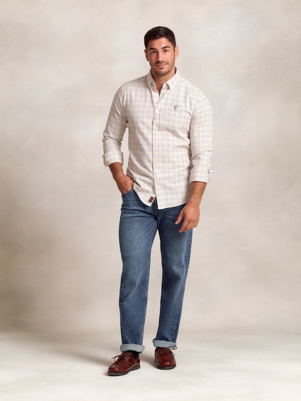 Chemise à Carreaux Fins | Verde