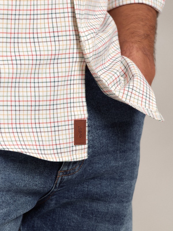 Chemise à Carreaux Fins | Verde