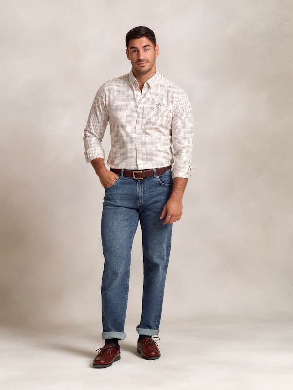 Chemise à Carreaux Fins | Verde