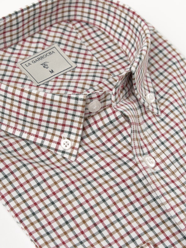 Camisa Xadrez Mini | Burgundy
