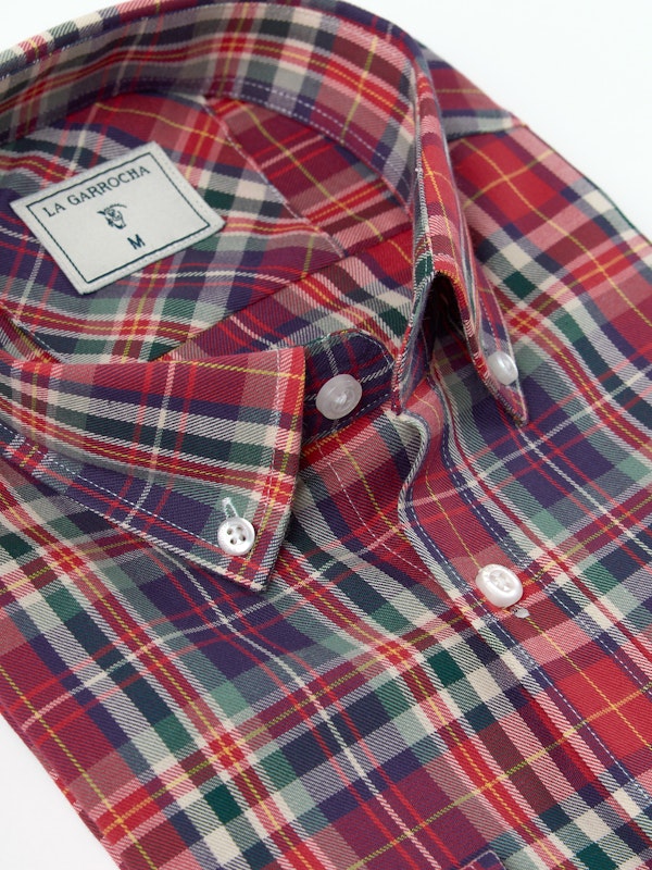 Chemise à Carreaux Tartán Rouge 