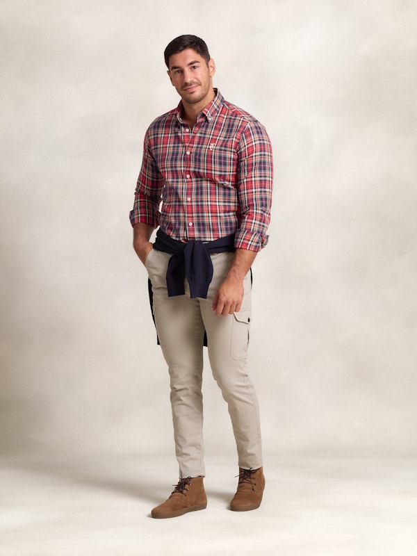 Chemise à Carreaux Tartán Rouge 