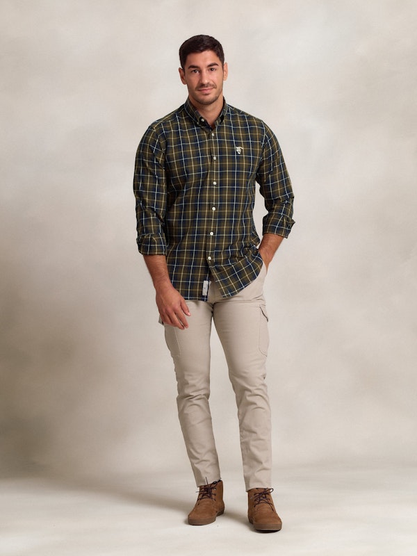 Chemise à Carreaux Tartán | Vert