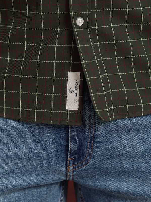 Chemise à Carreaux en Viyella | Vert